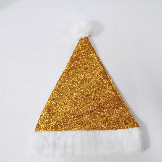 Fashion Spun Glass Plush Christmas Hat