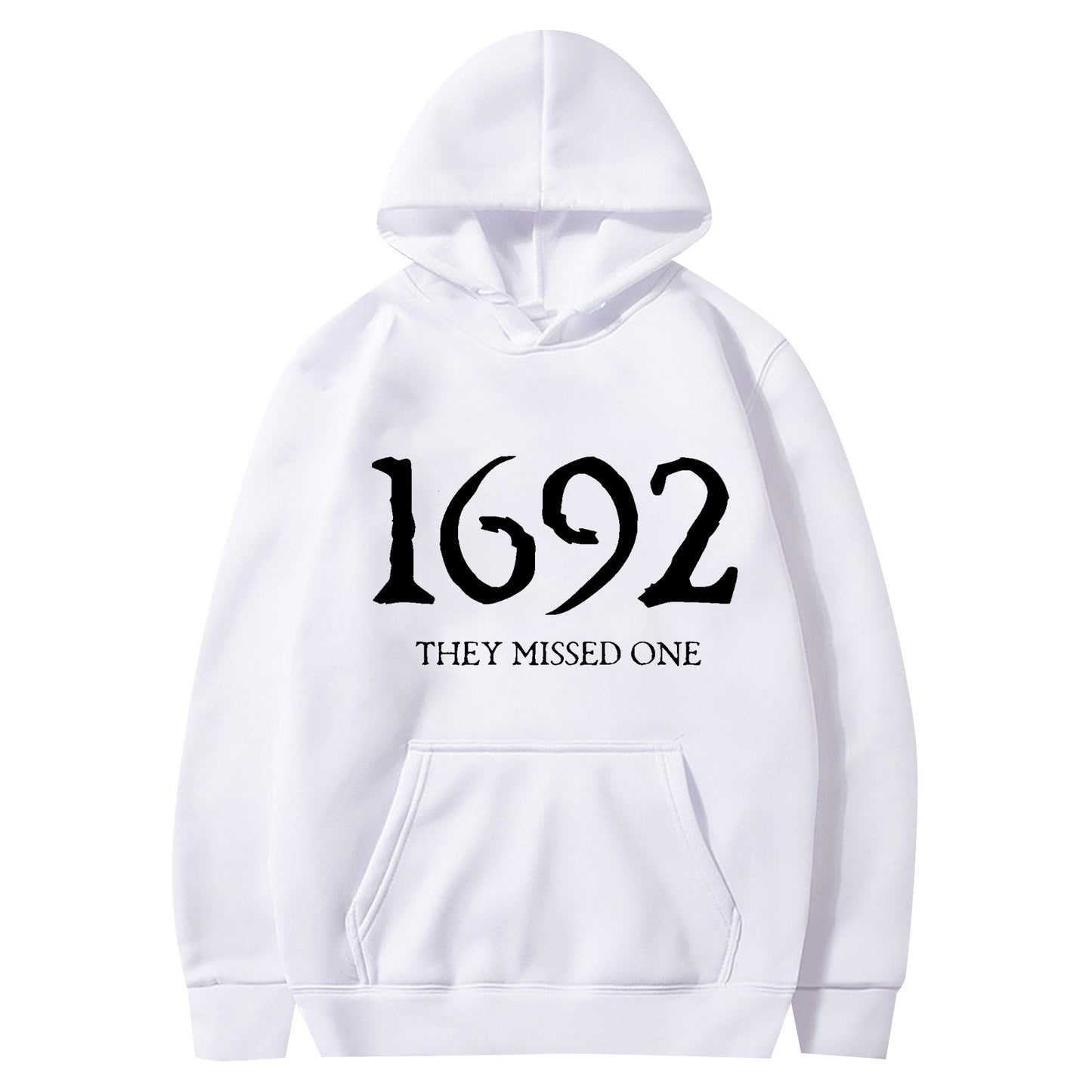 Women's Missing A Hooded Printed Sweater
