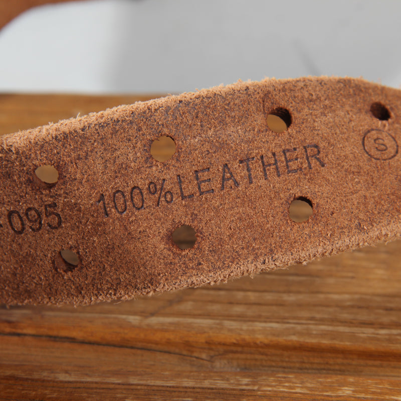 First Layer Cowhide Pure Copper Belt Men's