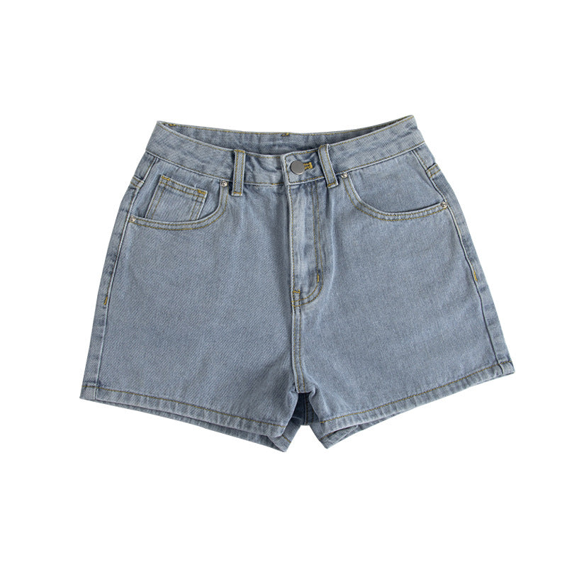 Denim Shorts Women's High Waist Was Thin