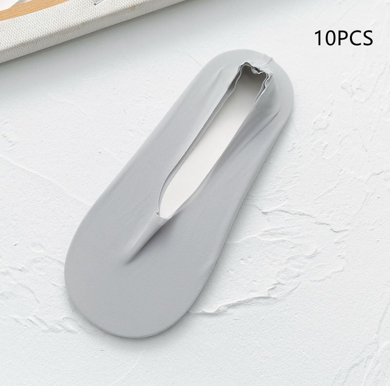 Women's Summer Free Cut Seamless Ice Silk Invisible Socks