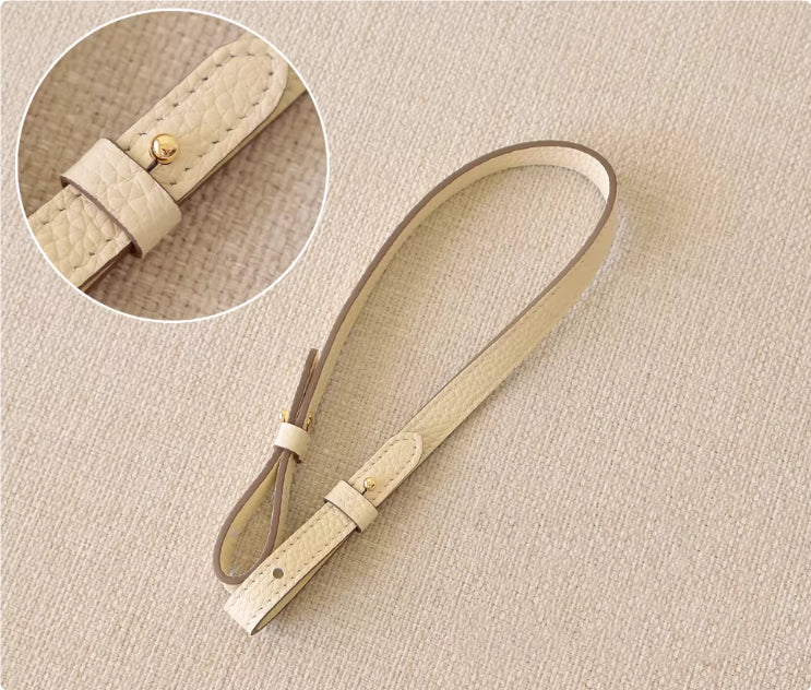 Genuine Leather Women's Bag Strap Accessories Replacement Spaghetti Strap
