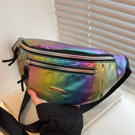 Laser Waist Bag Shoulder Crossbody Waterproof
