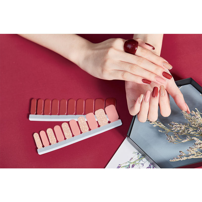European And American Cross-border Tearable Color Nail Stickers