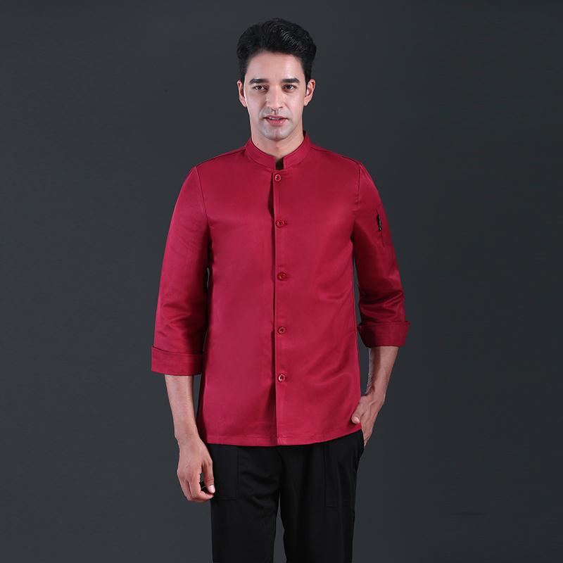 Chef's Work Clothes With Seven-cent Sleeves