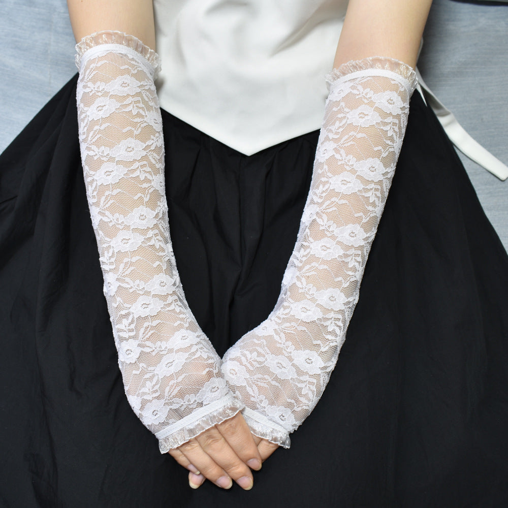 Sleeves Street Sun Protection Arm Guards Finger All-match Gloves