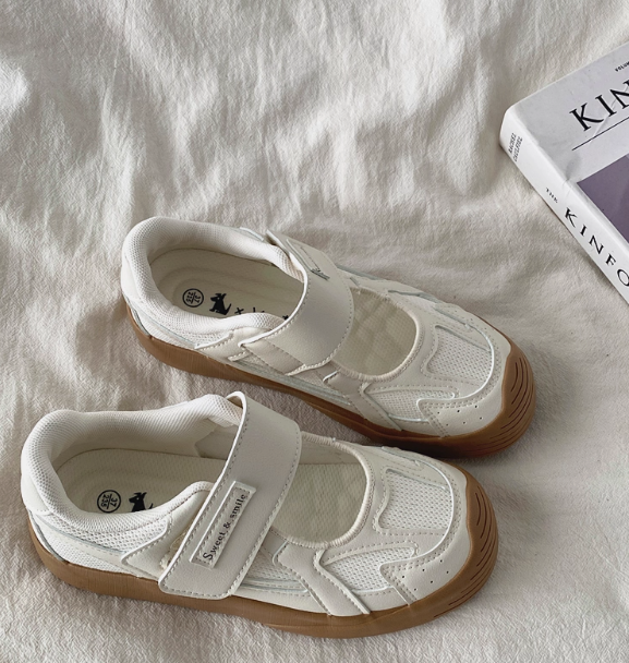 Pink Mary Jane Shoes Women's Autumn Ugly And Cute Hollow-out German Training Sneaker