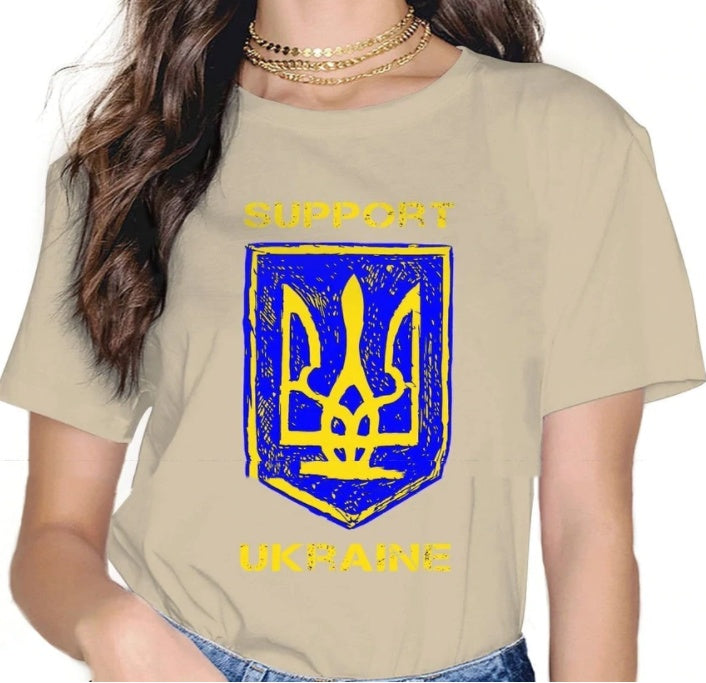 Cotton Dropped Shoulder Short Sleeve T-Shirt Trendy Loose