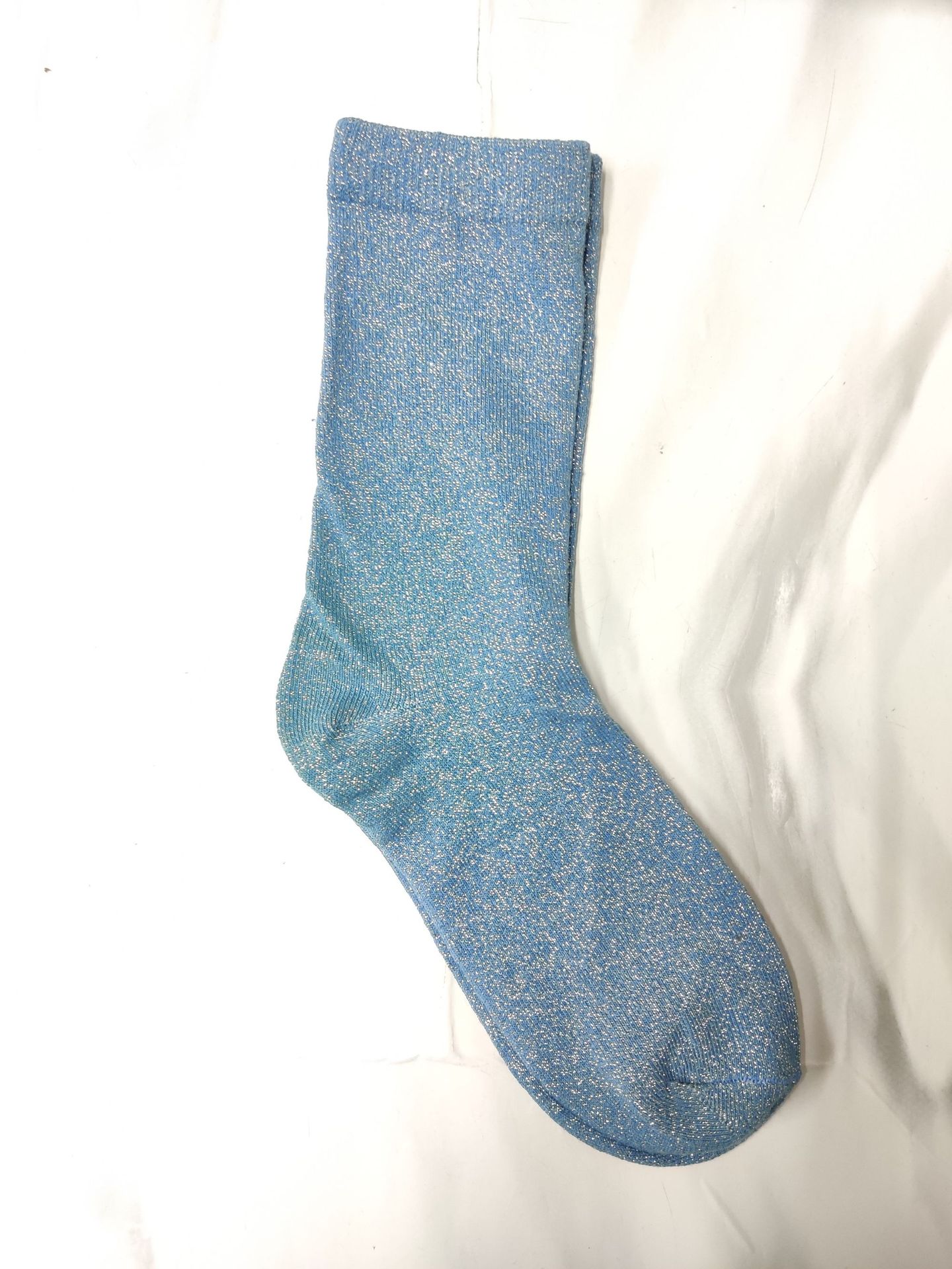 Women's Solid Color Thin Breathable Japanese Lurex Socks