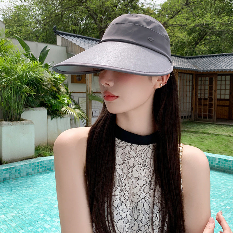 Solid Color Minimalist All-match Sun Hat