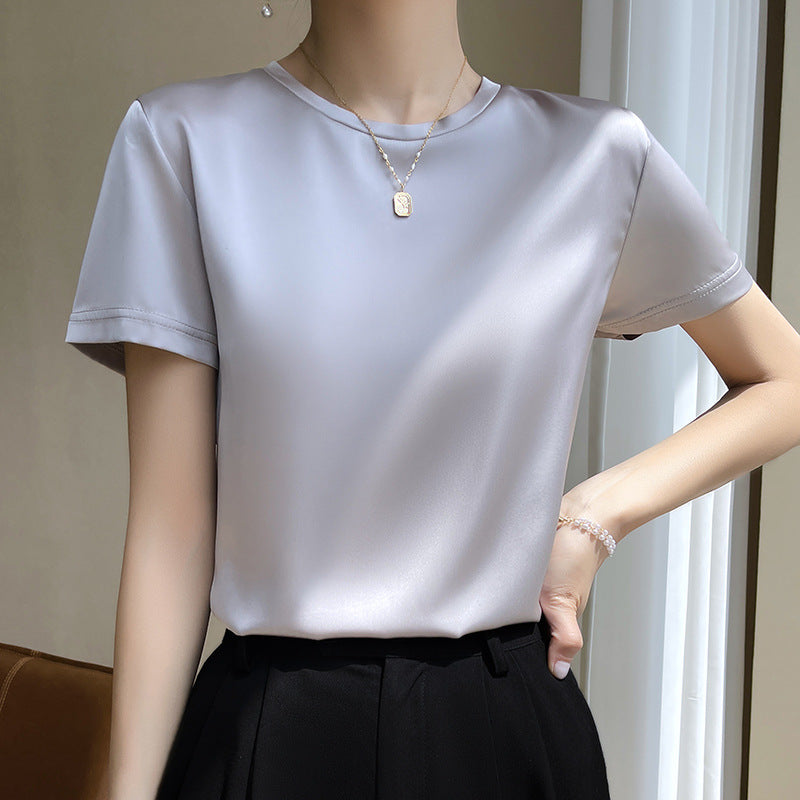 Half Sleeve Refreshing And Comfortable Mid-stretch Top
