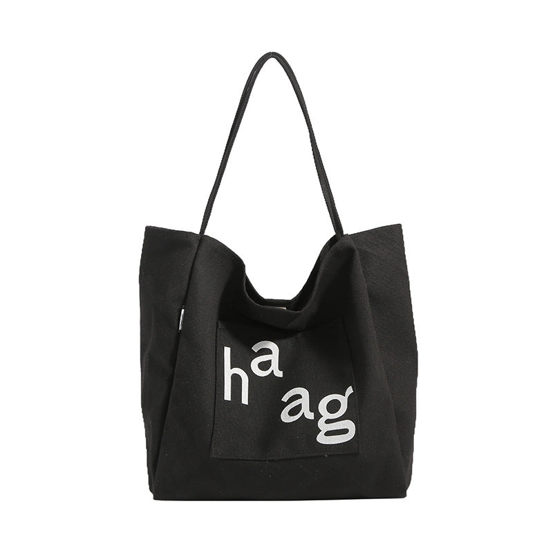 Large Capacity Canvas Commuter Tote