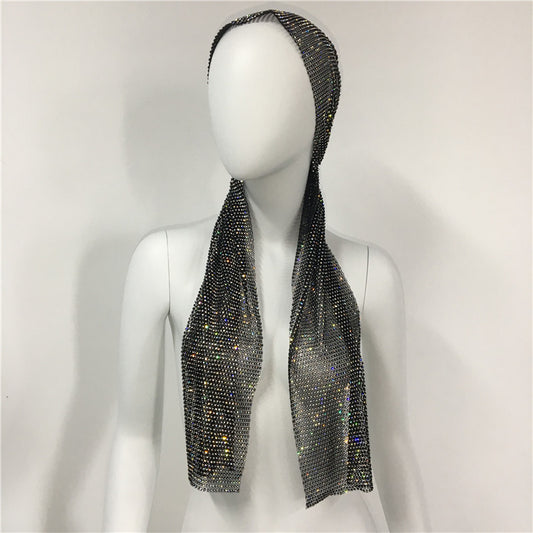 Ladies Stretch Rhinestone Pirate Hat  Accessories