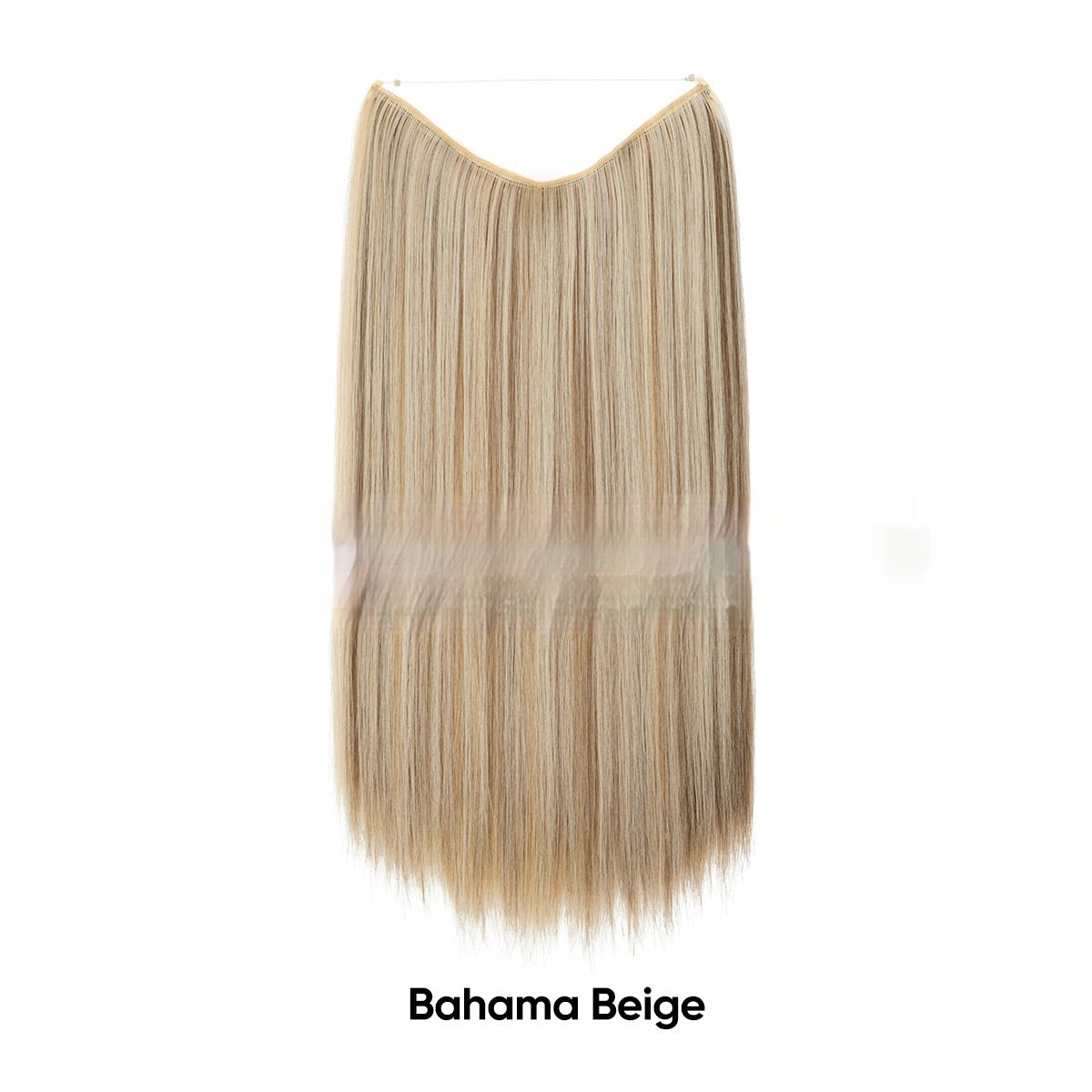 Women's One-piece Adjustable Invisible Straight Multi-color Gradient Hair Extension Fishline