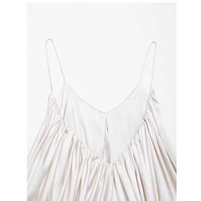 Summer New Pure Desire Style High-grade Fashion Silk Satin Top