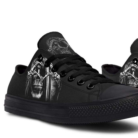 Fashion Print Couple Low-Top Canvas Shoes