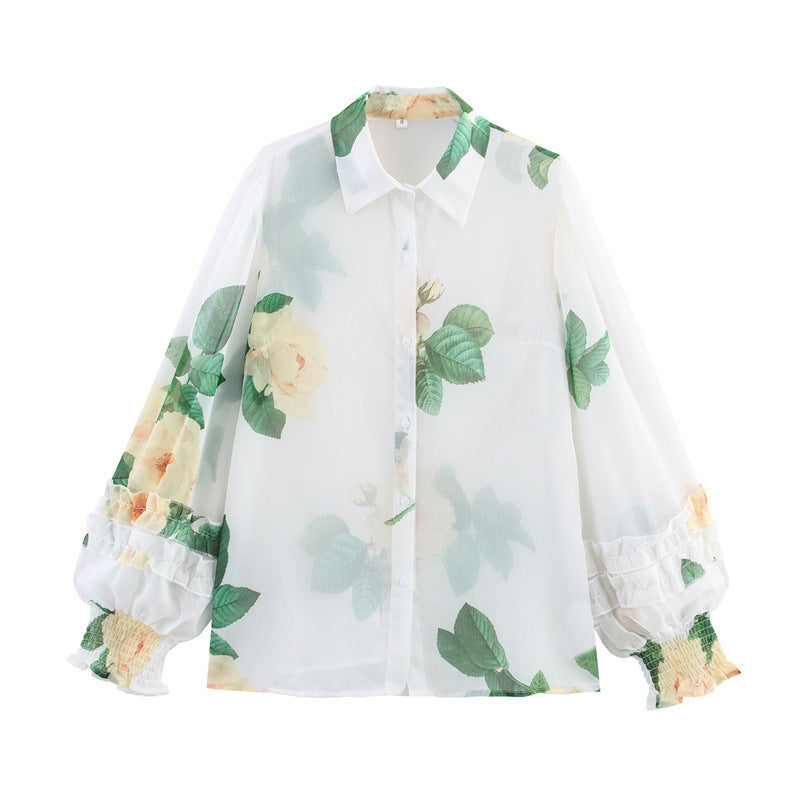 Long Sleeve Printed Shirt