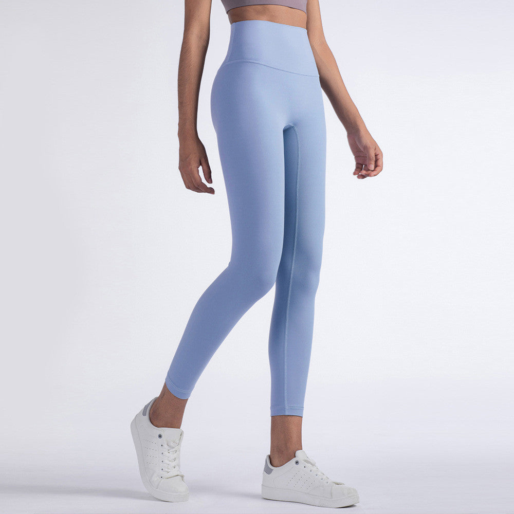 Yoga Pants Skin-friendly Nude High-waisted Peach Hip-lifting Tights Fitness Pants Women