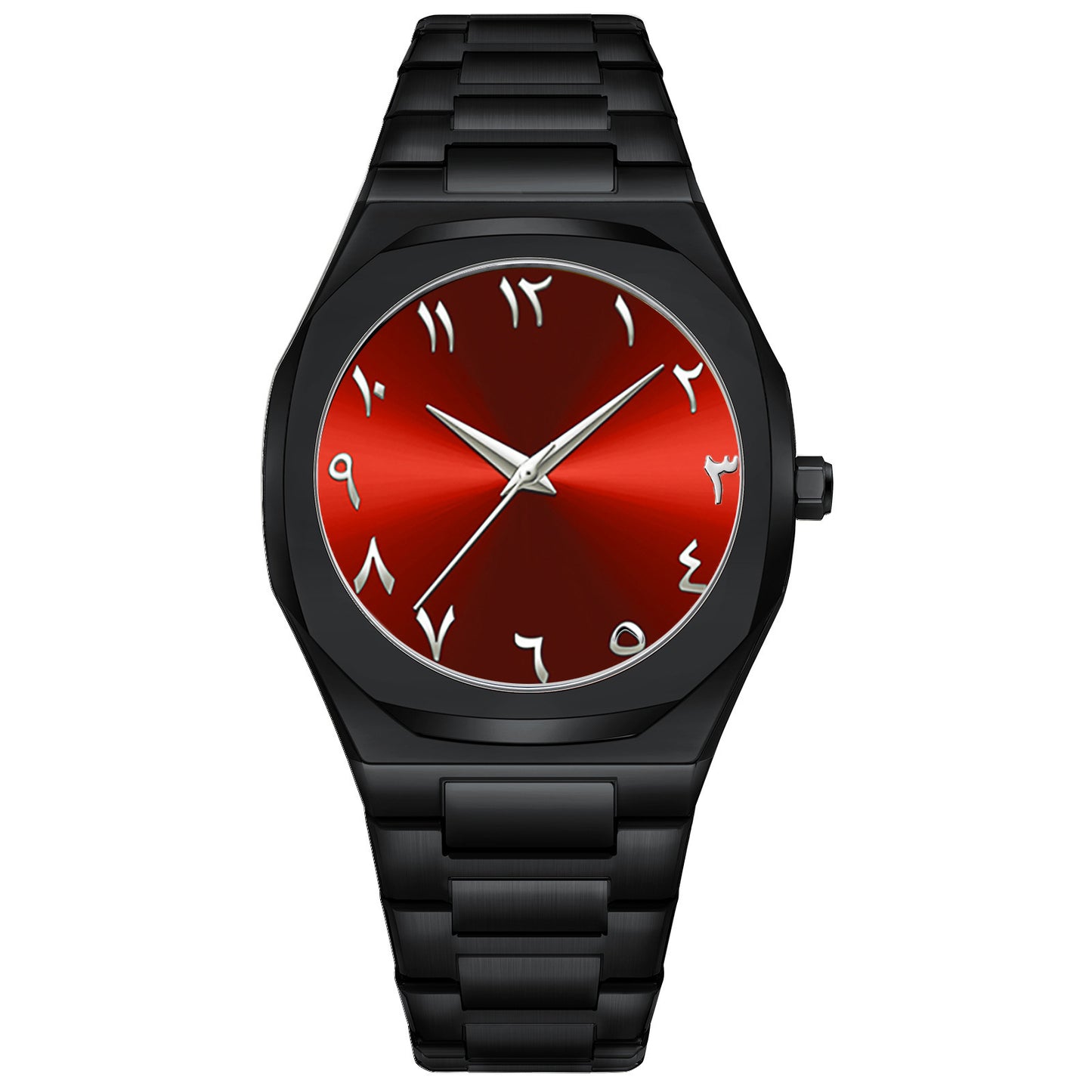 High-grade Alloy Arabic Dial Men's Waterproof Watch