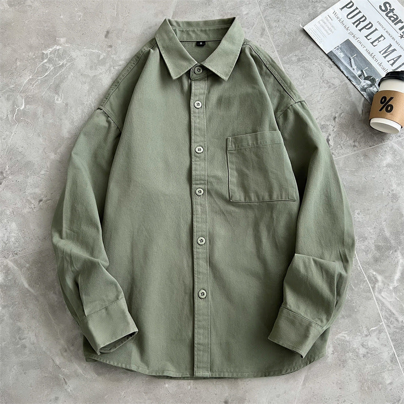 Casual Layered Base-Layer Cotton Shirt