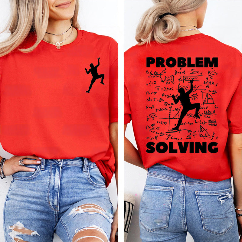 Climbing Problem-Solving Graphic T-Shirt