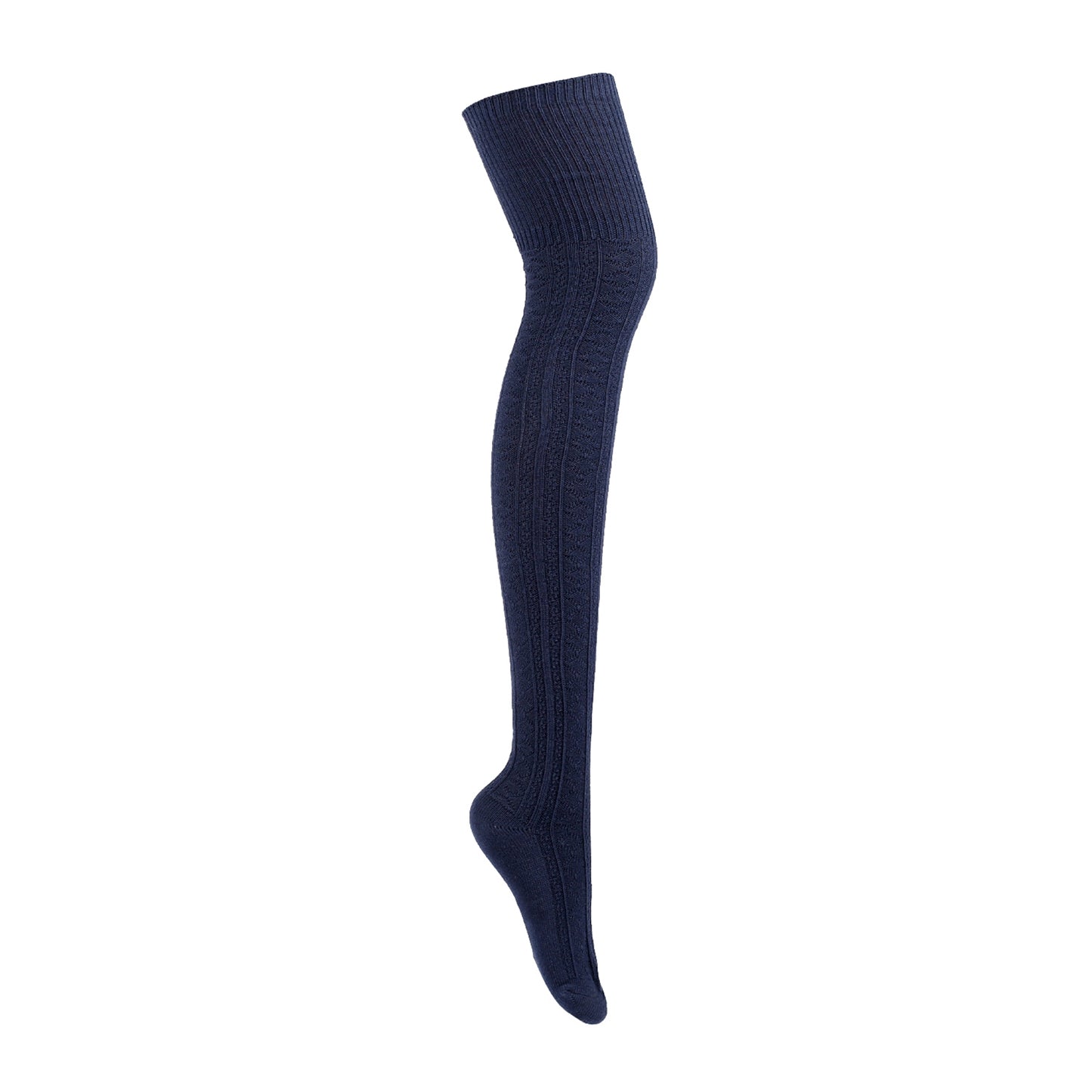 Fall Winter Japanese Long Twist Stockings Cotton Retro Student Thigh Socks