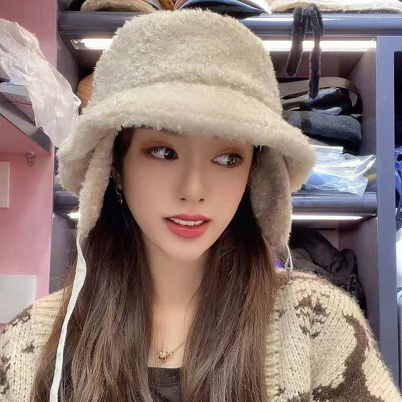 Women's Fashion Warm Ear Protection Bucket Hat