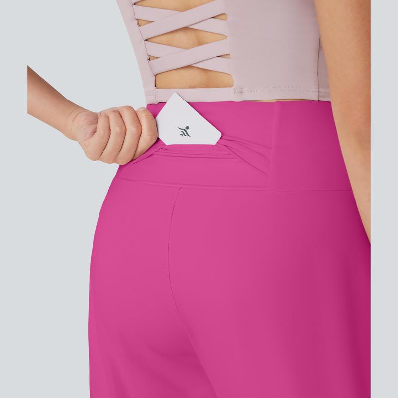 Pants High-waisted Multi-pocket Design Comfortable Feel