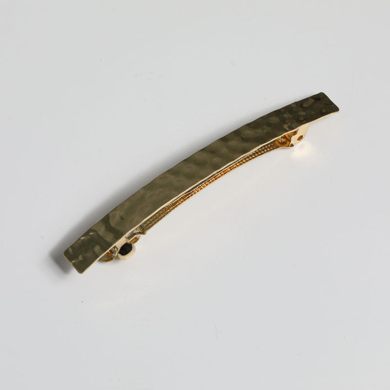 Japanese And Korean Fashion New Concave-convex Style Metal Spring Clip