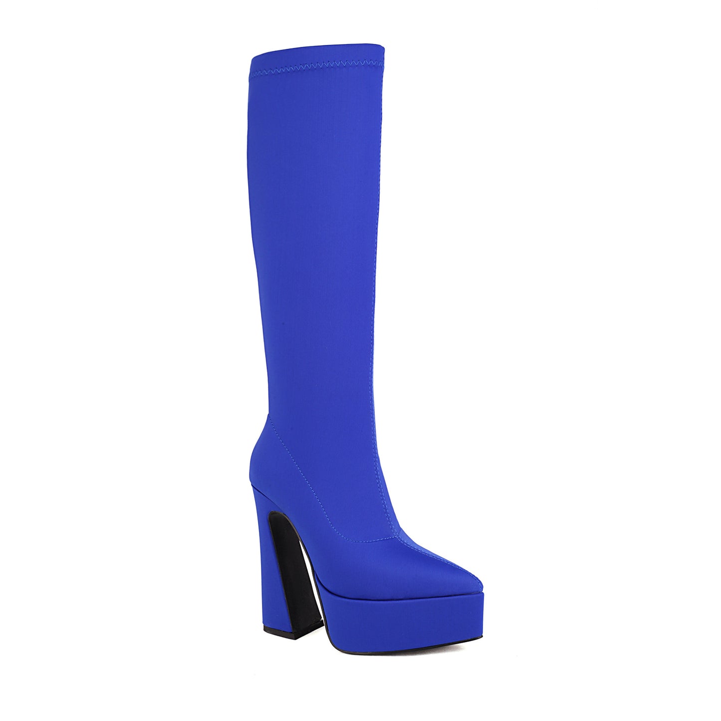 Sardines Platform Pointed Toe Super High Heel Boots