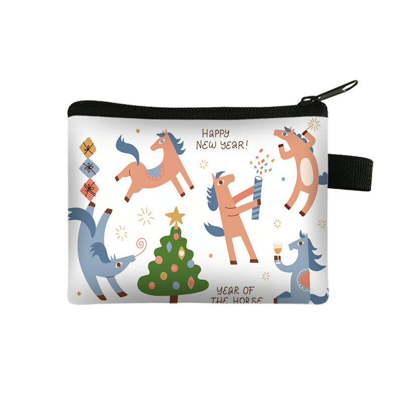New Years Lucky Wallet Portable High Capacity Cardholder And Coin Organizer