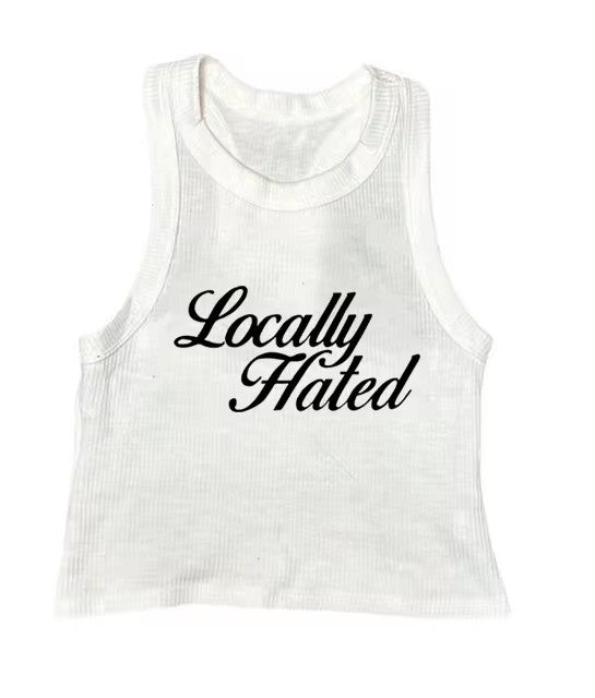 Hot Girl Letter Print Vest Sling Women