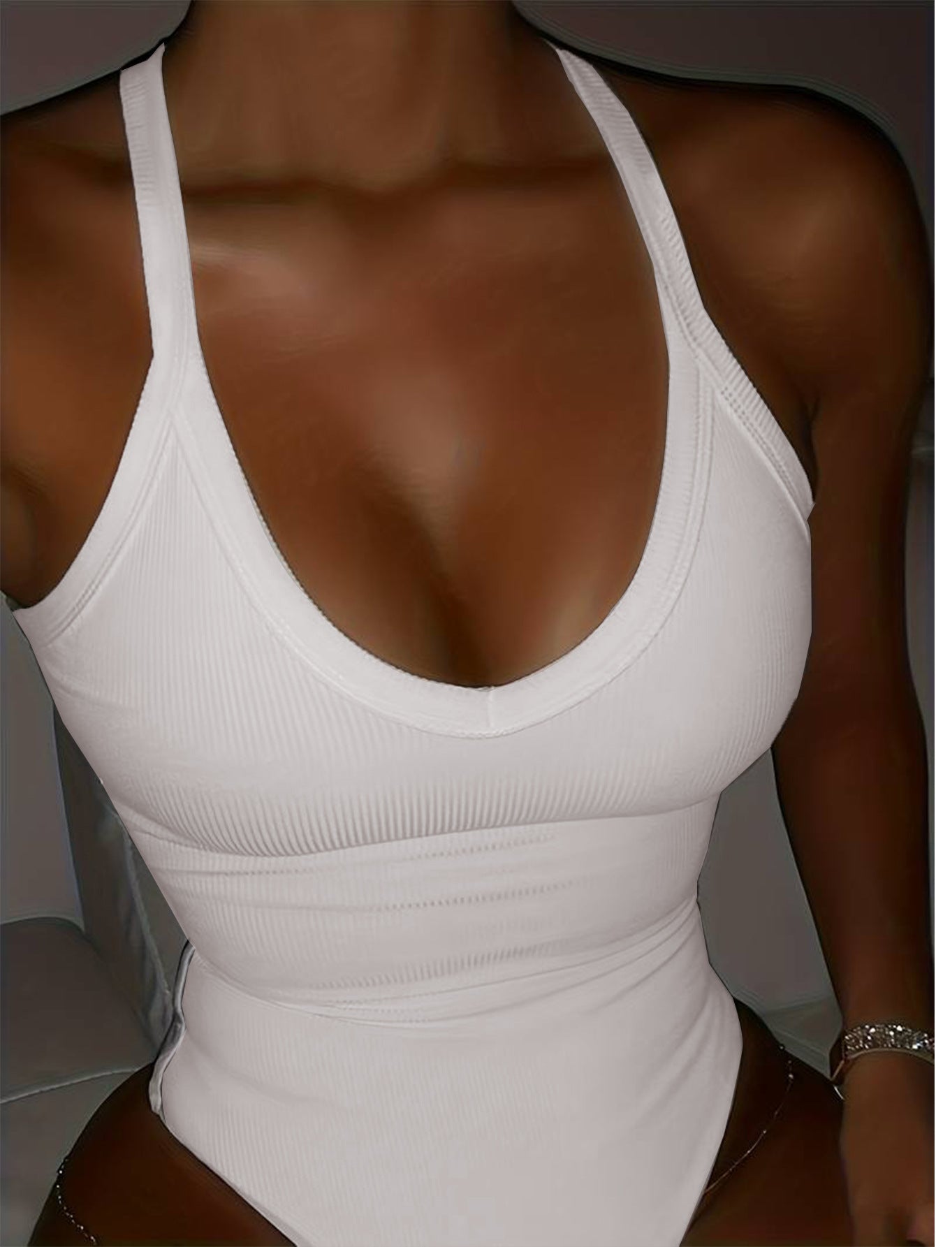 Niche Design Jumpsuit Sommer Sexet Temperament Buksedragt med Tapered Ben