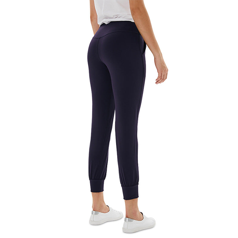 Loose Pocket Yoga Cropped Pants