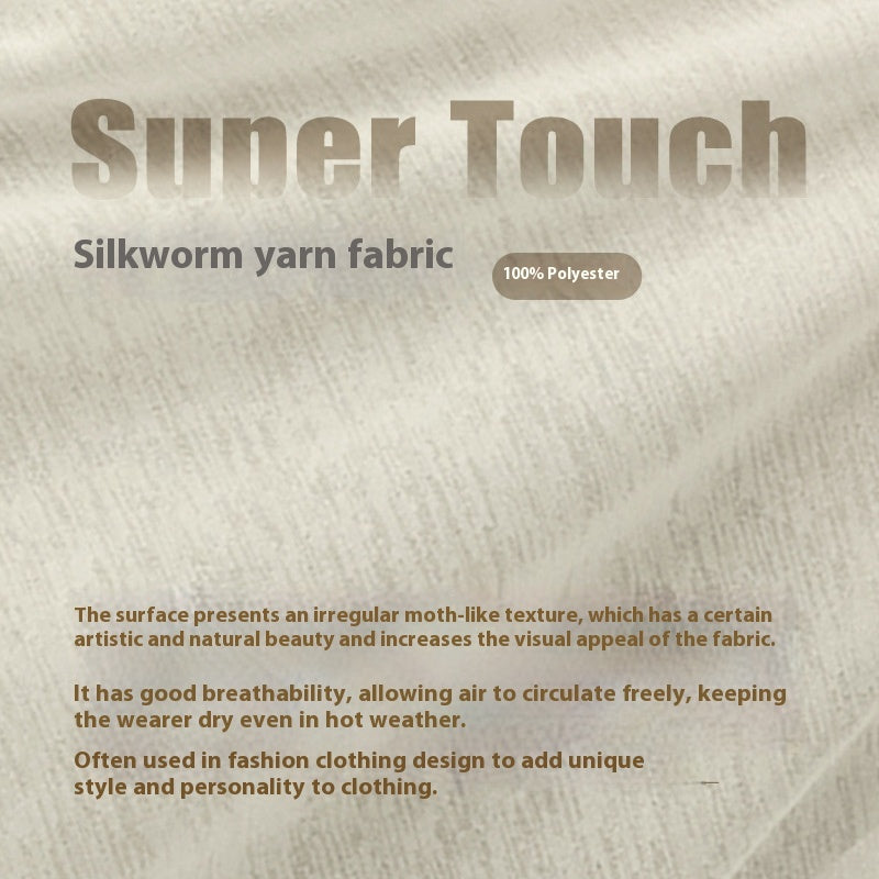 Pleating Slim Fit Slimming T-shirt Loose-fitting Lightweight Thin Breathable Pilates Top