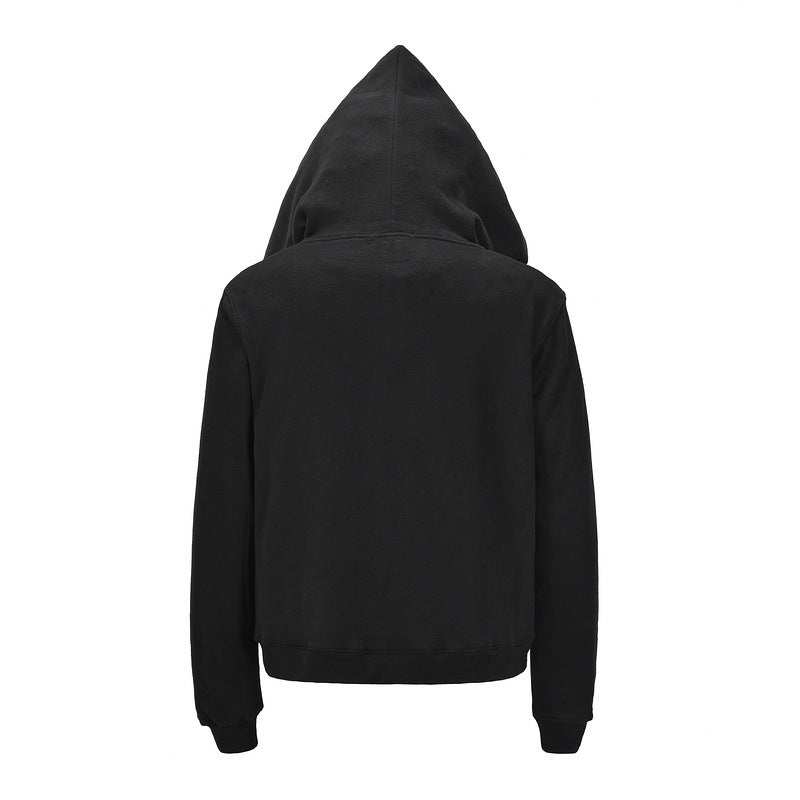 Men's And Women's Zippered Side Split Sweater