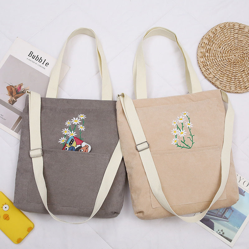 Women's Fashion Casual Single Shoulder Canvas Bag