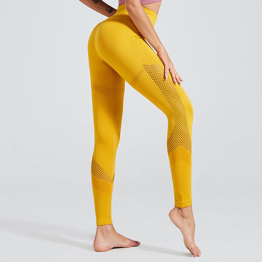 Peach Hip High Waist Yoga Pants