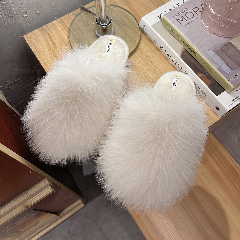 Women's Home Indoor Soft Bottom Non-Slip Plush Slippers