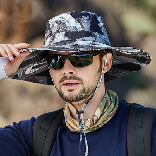 Fishing Fishing Sunscreen Sunshade Outdoor Big Brim Fisherman Hat Women