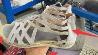 Wedge Heel Flat Cross Strap  Toe Women'S Shoes