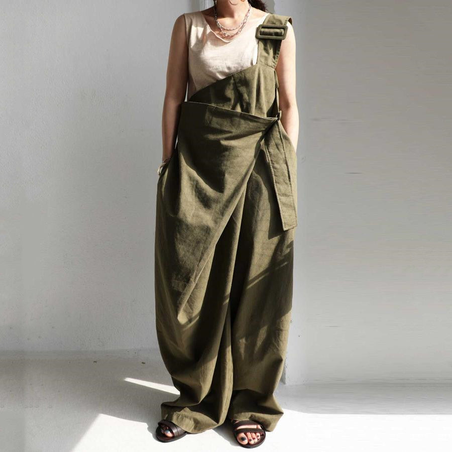 Women's Autumn One-shoulder Fashion Loose Comfortable Jumpsuit