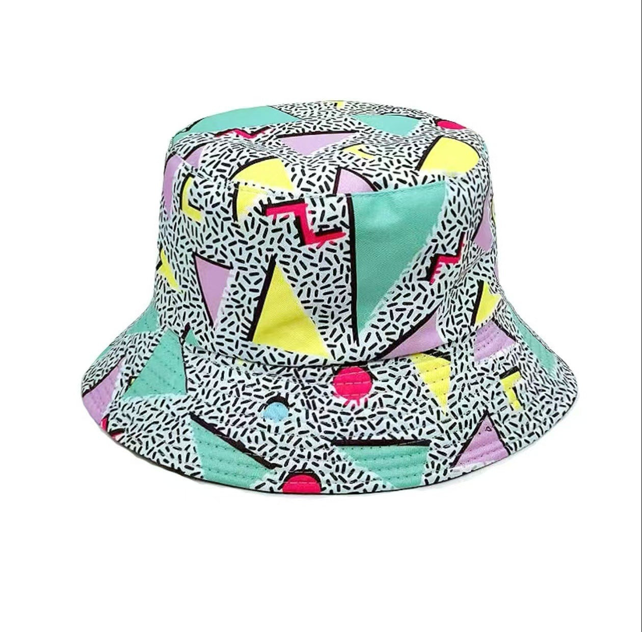 Creative Pattern Series Double-sided Wear Sunshade Breathable Bucket Hat