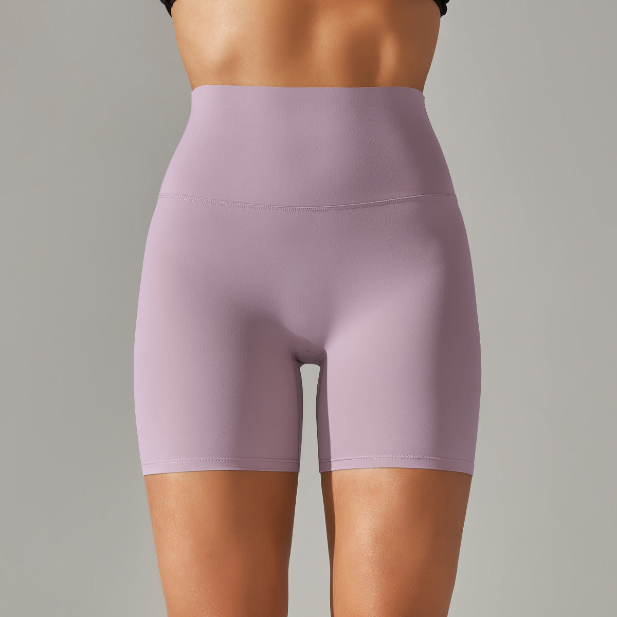 High Waist Peach Hip Tight Belly Trimming Sports Short Shorts