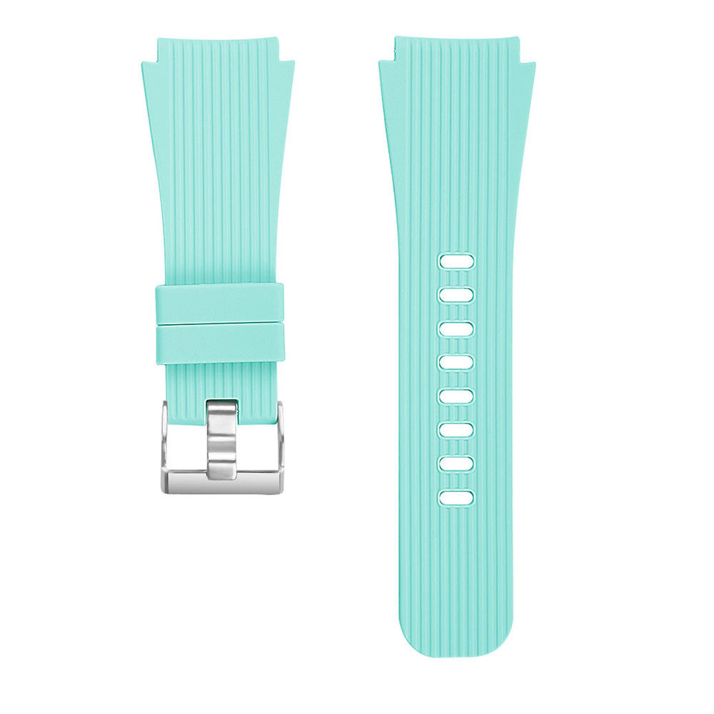 Straight Grain Silicone Sports Watchband Wristband