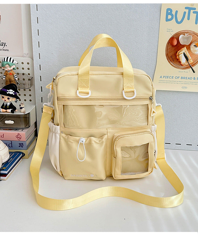 Backpack Large Capacity Tutorial Handbag Versatile Casual