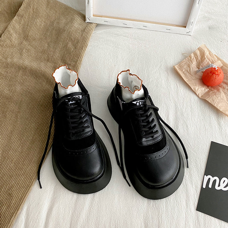 Thick-soled Soft Girl Big Toe Shoes