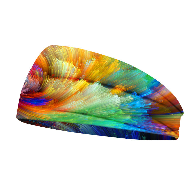 Geometric Print Men's And Women's Fashion Simple Headband