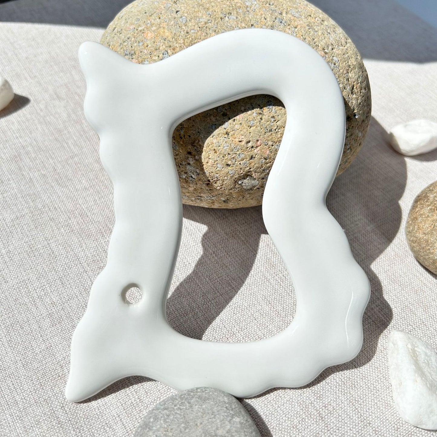 Ceramic Scraping Facial Massage Beauty Board