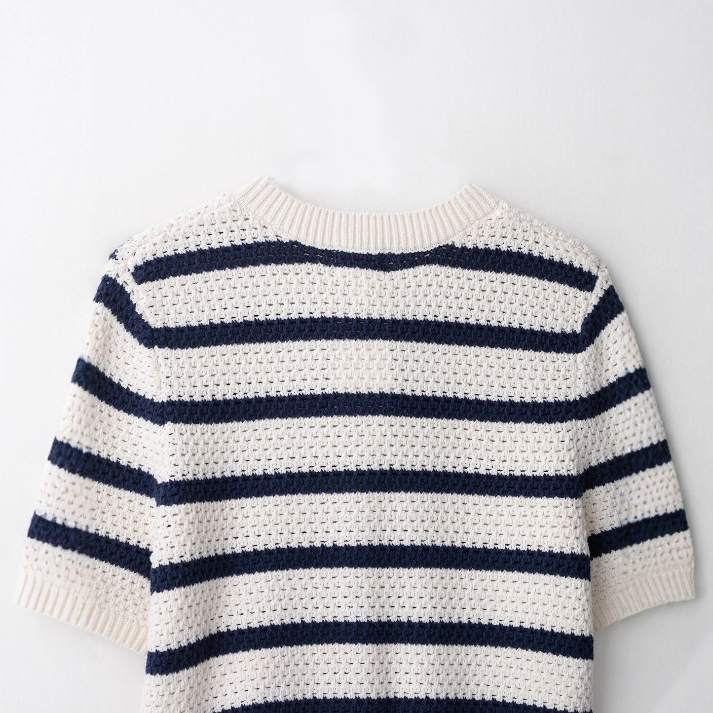 Stylish Versatile Casual Striped Knit Top